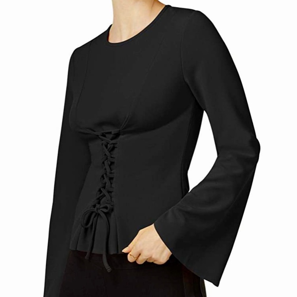 Bar III (Macy’s) NWT Bell-Sleeve Corset Top in XL
